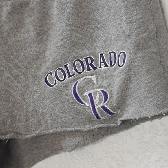 Victoria Secret Pink LE Colorado Rockies Shorts - Picture 2 of 5